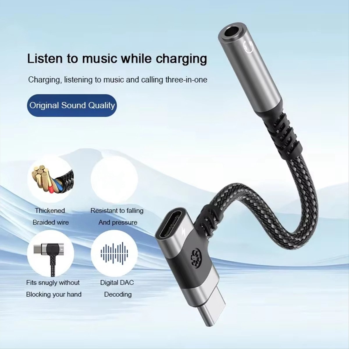 Fast Charging Cable - *A14E 2 in 1 USB C