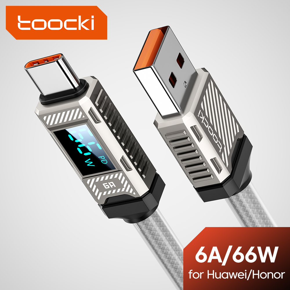 Toocki PD 66W USB C Cable 6A D - Fast Charging Cable review and price
