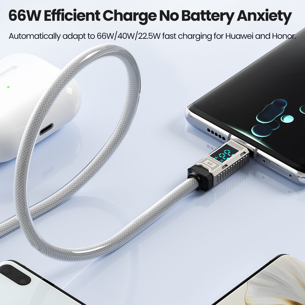 Toocki PD 66W USB C Cable 6A D - Fast Charging Cable review and price