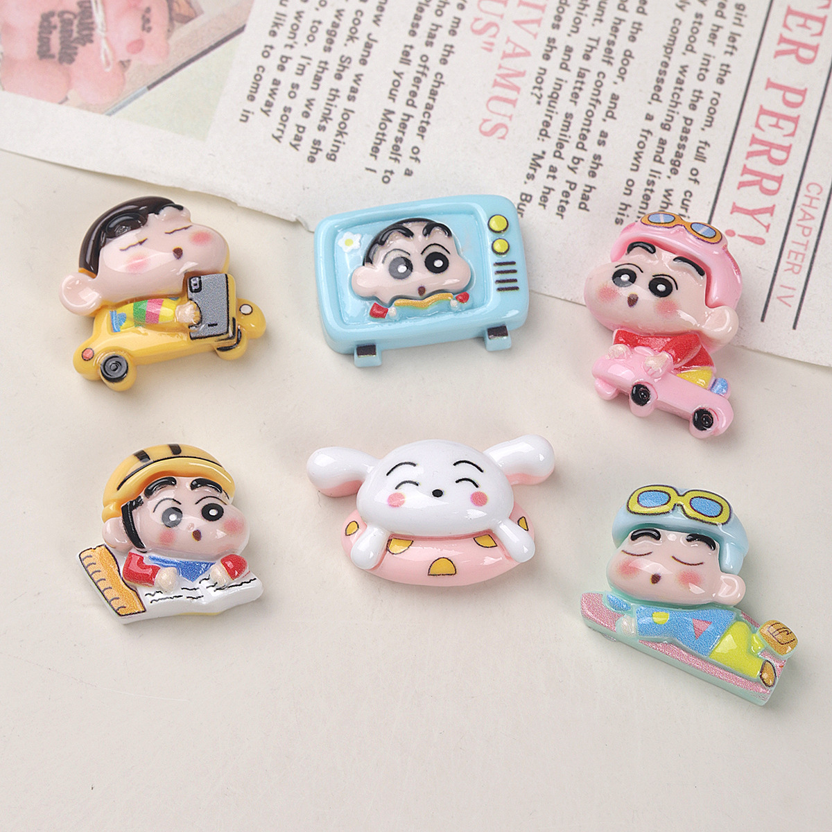 Kawaii Crayon Shin-chan Resin  - Phone Accessories Doll review and price