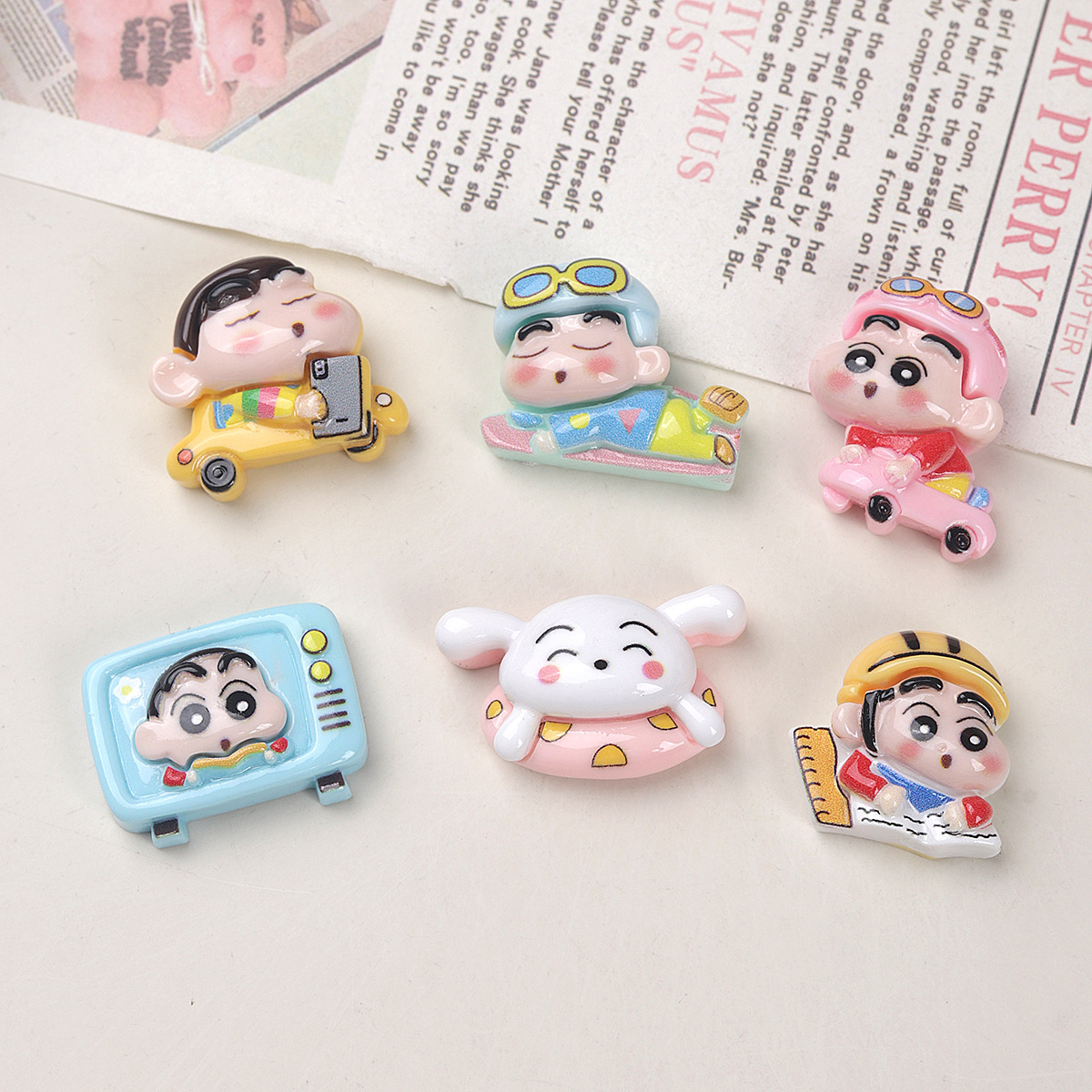 Kawaii Crayon Shin-chan Resin  - Phone Accessories Doll review and price