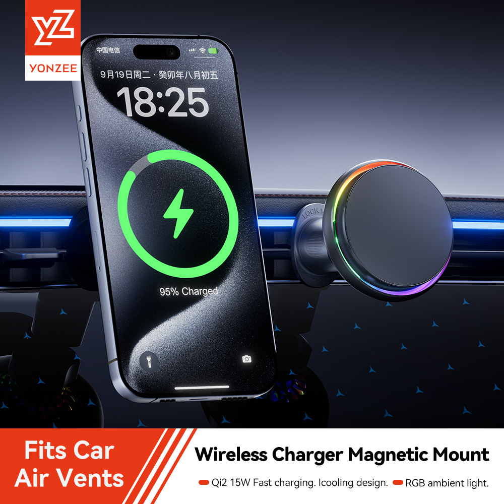 YZ RGB Magnetic Wireless Charg - Qi2 Phone Accessories review and price