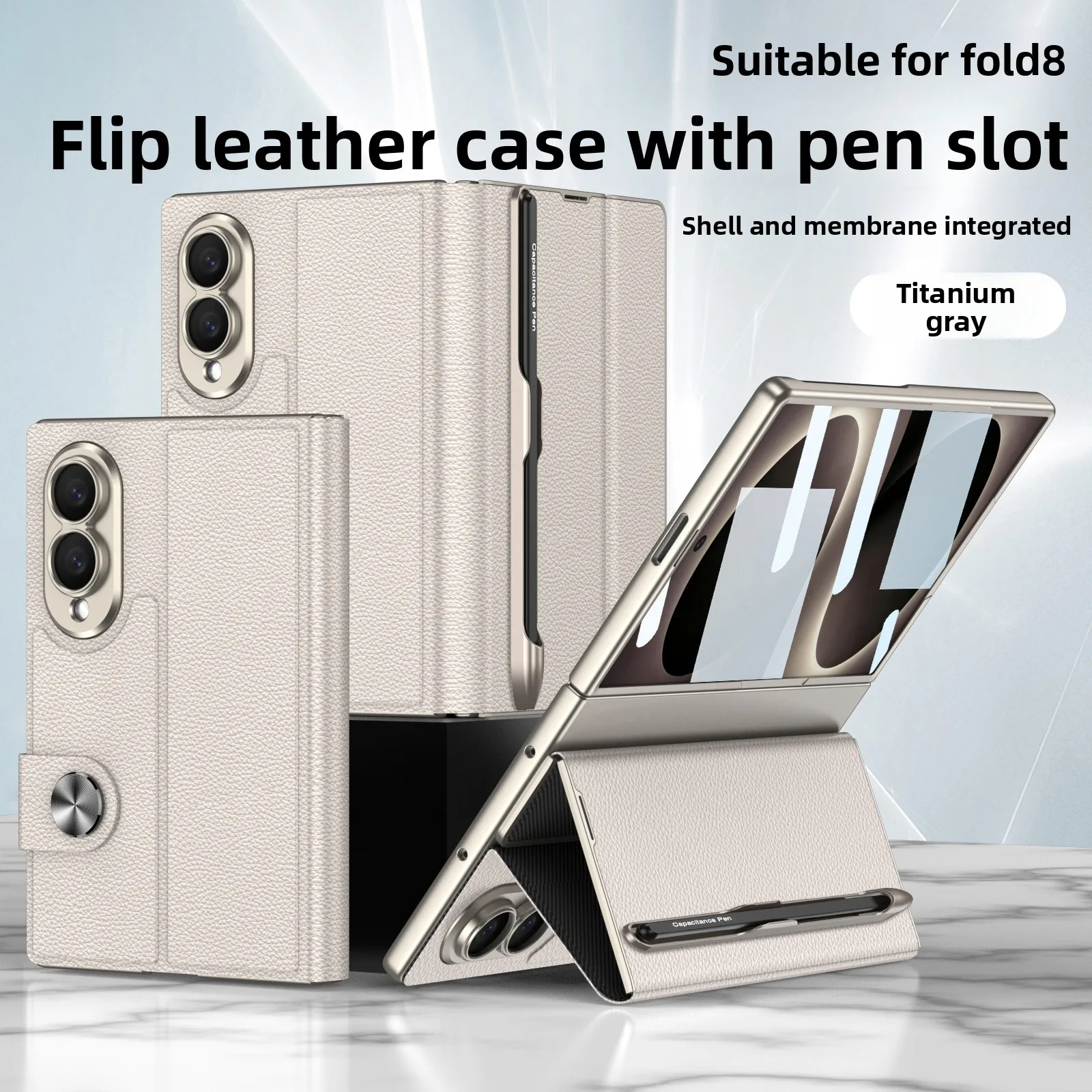 Luxury Business Flip Pen Slot  - Tempered Glass Screen review and price