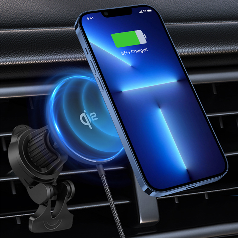 Qi 2 Car Holder 15W Wireless C - Qi2 Phone Accessories review and price