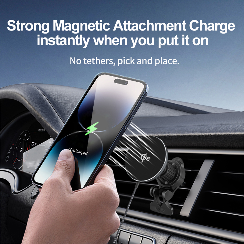 Qi 2 Car Holder 15W Wireless C - Qi2 Phone Accessories review and price