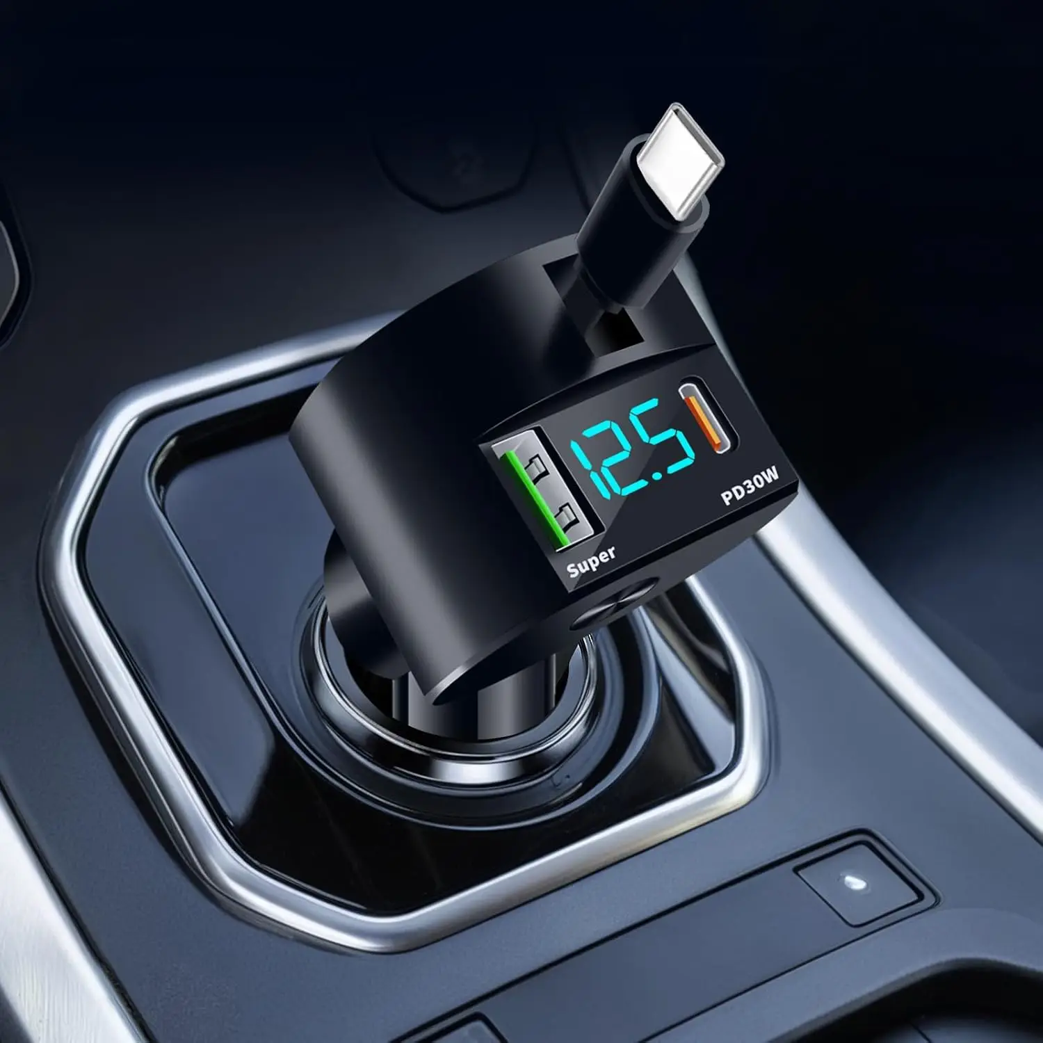 Upgraded Retractable Car Charg - Fast Charging Cable review and price
