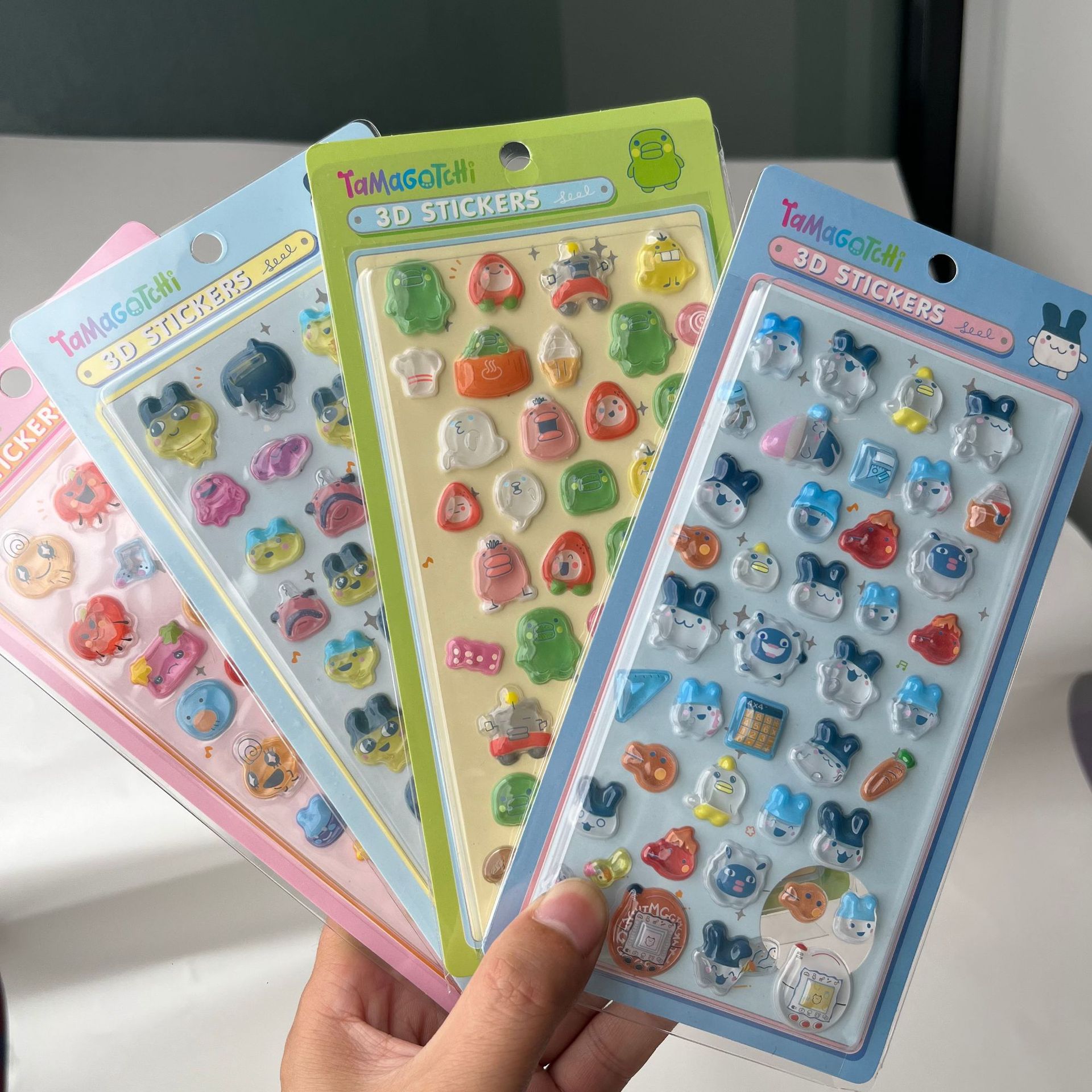 Cute Tamagotchi 3D Puffy Stick - Phone Accessories Quotes review and price