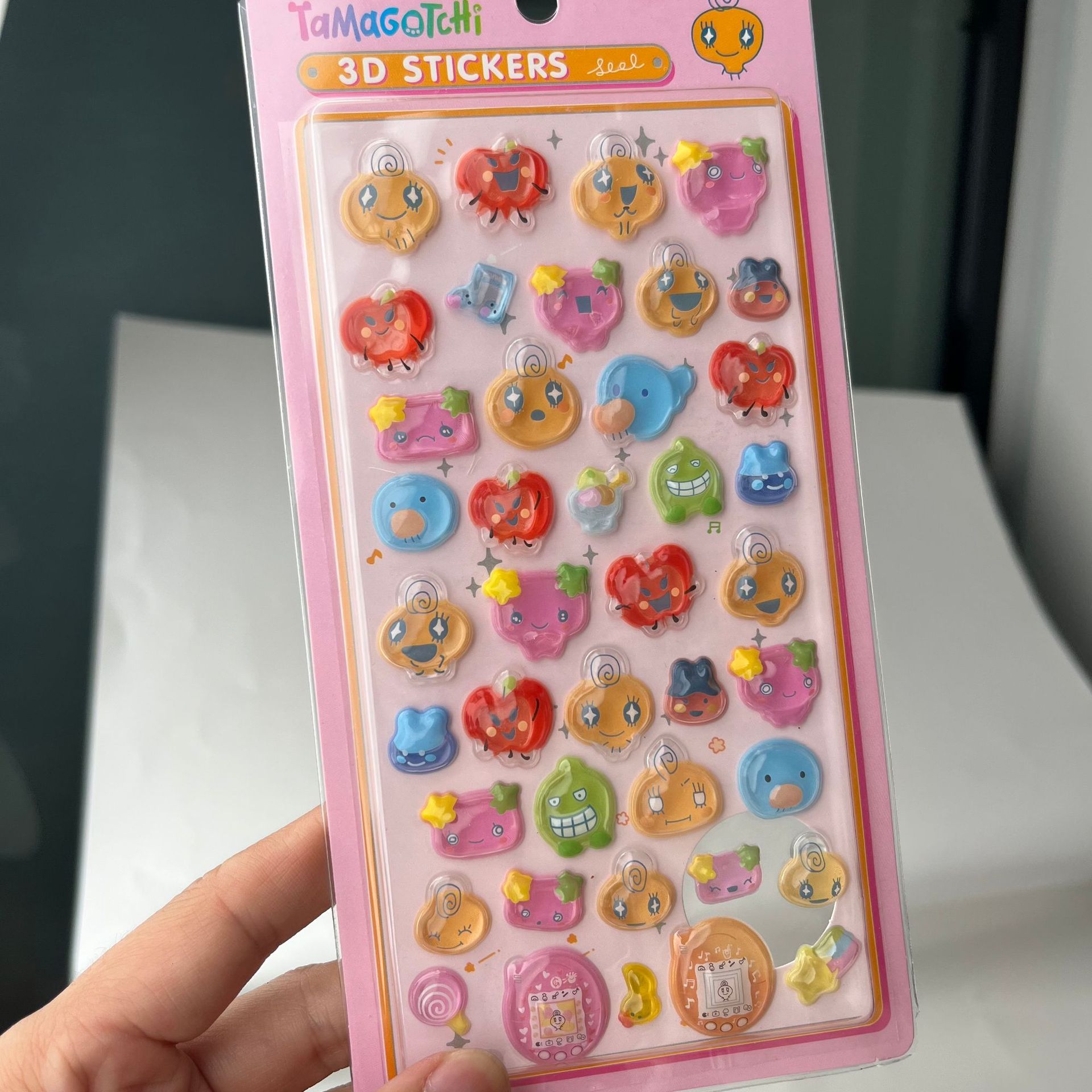 Cute Tamagotchi 3D Puffy Stick - Phone Accessories Quotes review and price