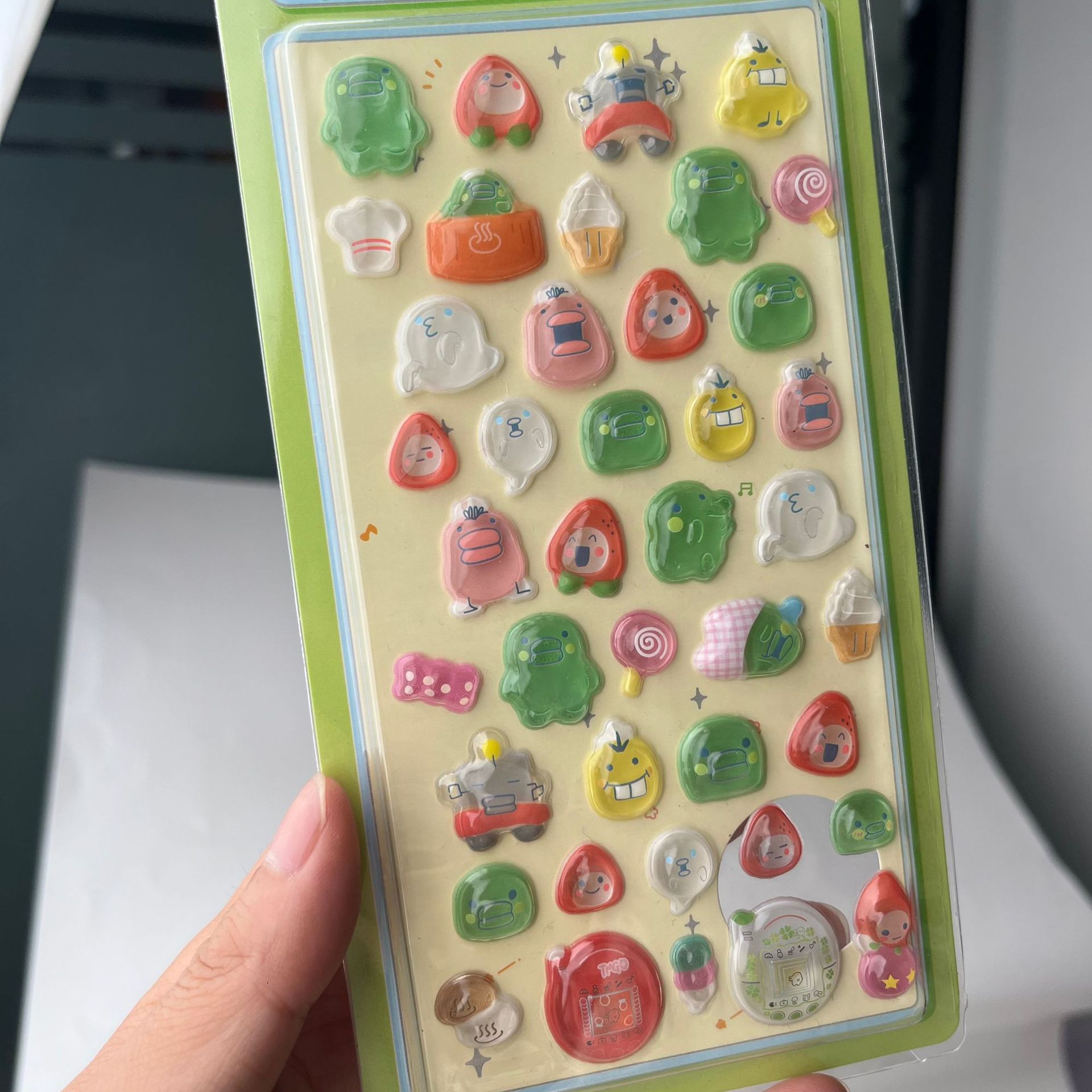 Cute Tamagotchi 3D Puffy Stick - Phone Accessories Quotes review and price