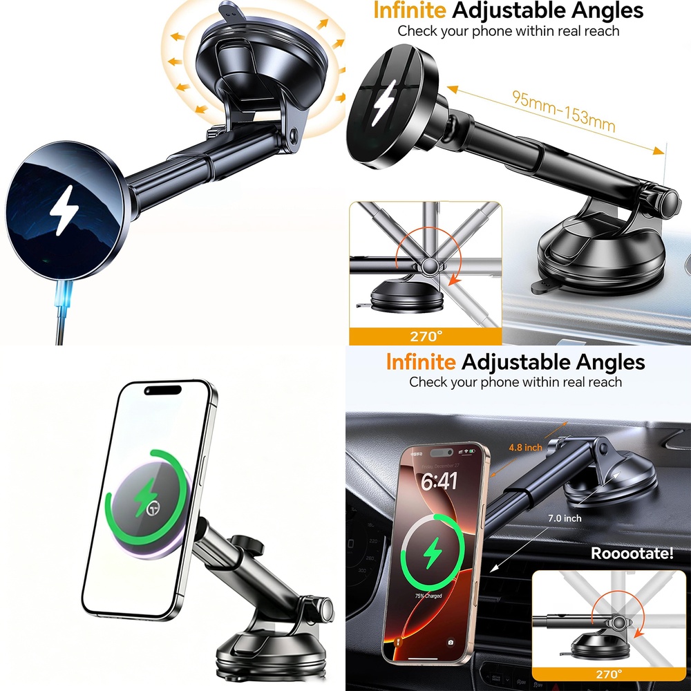 New Wireless Car Charger Elect - Phone Accessories Trending Products review and price